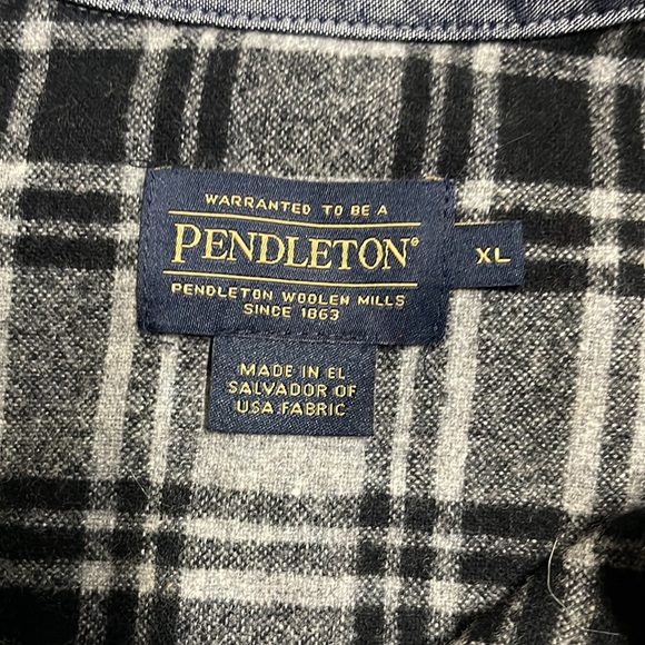Pendleton womens Paige 1/2 zip pullover plaid shirt like new condition size xl - Picture 5 of 7